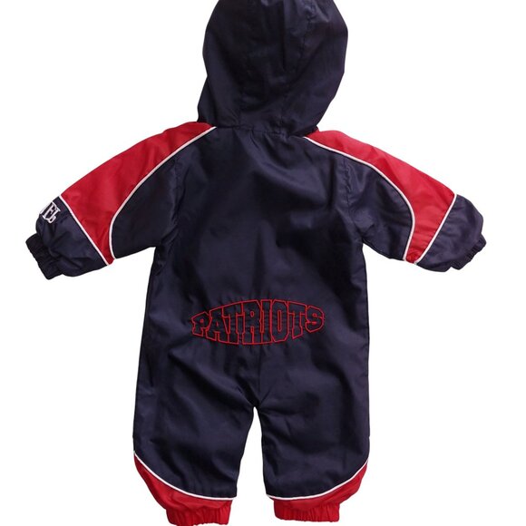 NFL New England Patriots Lightweight Rainsuit 0-3 Months - Picture 2 of 10